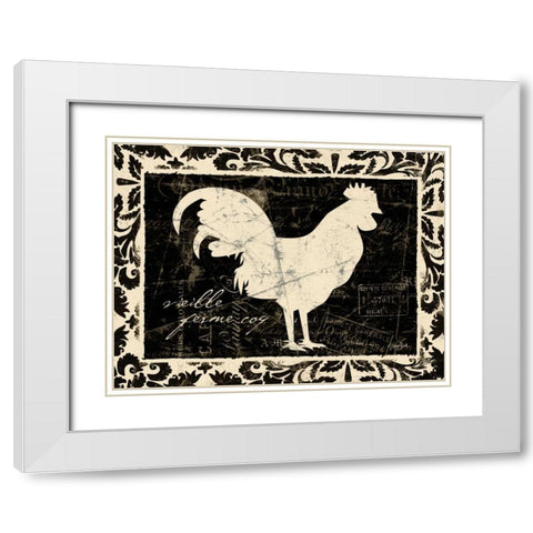 Vielle Ferme White Modern Wood Framed Art Print with Double Matting by Stimson, Diane