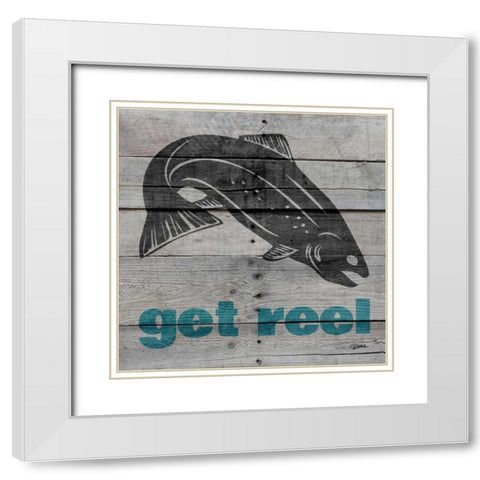 Get Reel White Modern Wood Framed Art Print with Double Matting by Stimson, Diane