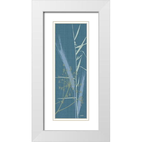 Grasses 2 White Modern Wood Framed Art Print with Double Matting by Stimson, Diane