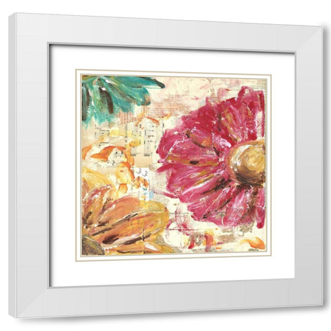 Grow 1 White Modern Wood Framed Art Print with Double Matting by Butson, Erin