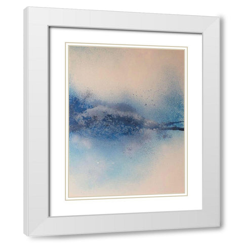 Mysterious Land White Modern Wood Framed Art Print with Double Matting by Debs, Emma Catherine
