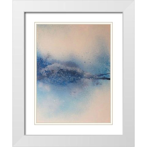 Mysterious Land White Modern Wood Framed Art Print with Double Matting by Debs, Emma Catherine