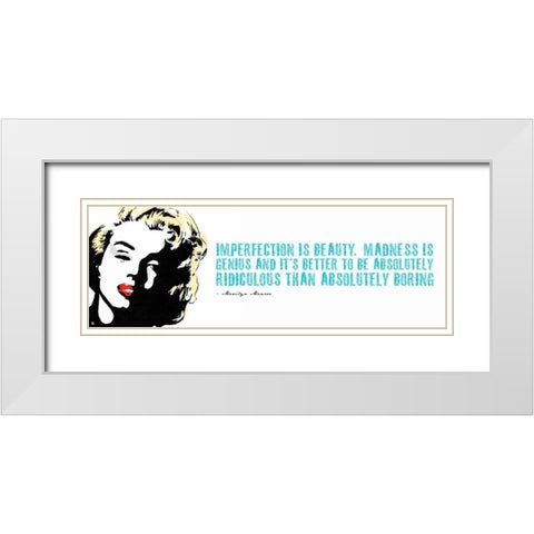 Monroe F White Modern Wood Framed Art Print with Double Matting by Rodriquez Jr, Enrique