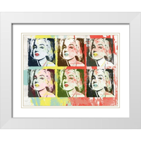 Monroe Painted A2 White Modern Wood Framed Art Print with Double Matting by Rodriquez Jr, Enrique
