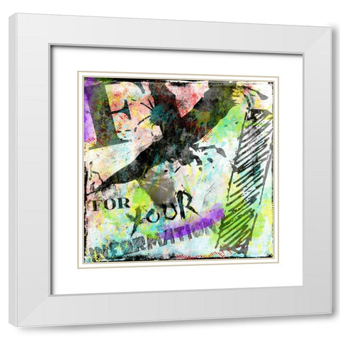 FYI White Modern Wood Framed Art Print with Double Matting by Rodriquez Jr, Enrique