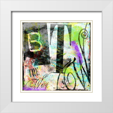 BTW White Modern Wood Framed Art Print with Double Matting by Rodriquez Jr, Enrique