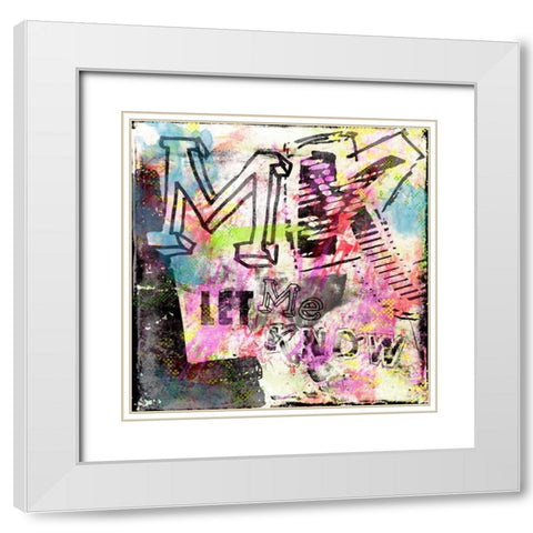 LMK White Modern Wood Framed Art Print with Double Matting by Rodriquez Jr, Enrique