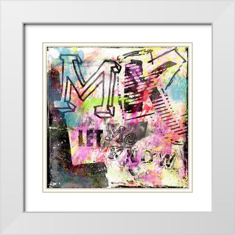 LMK White Modern Wood Framed Art Print with Double Matting by Rodriquez Jr, Enrique
