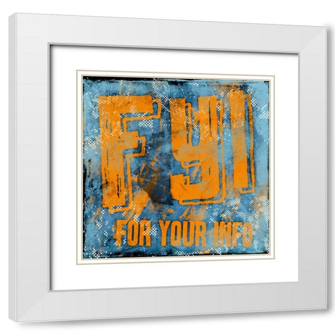 FYI C White Modern Wood Framed Art Print with Double Matting by Rodriquez Jr, Enrique