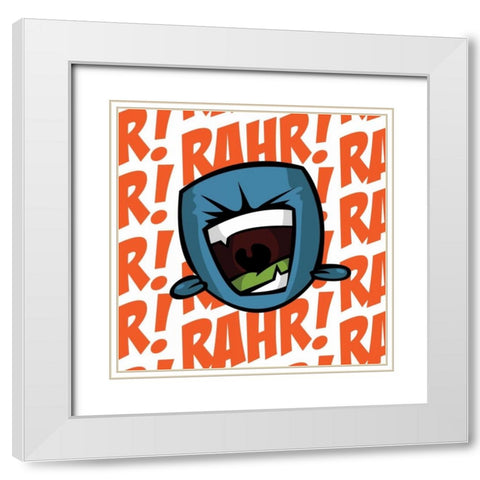 Rahr White Modern Wood Framed Art Print with Double Matting by Rodriquez Jr, Enrique