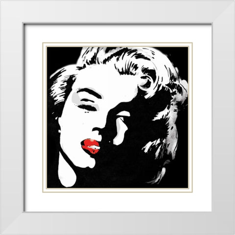 Legend White Modern Wood Framed Art Print with Double Matting by Rodriquez Jr, Enrique