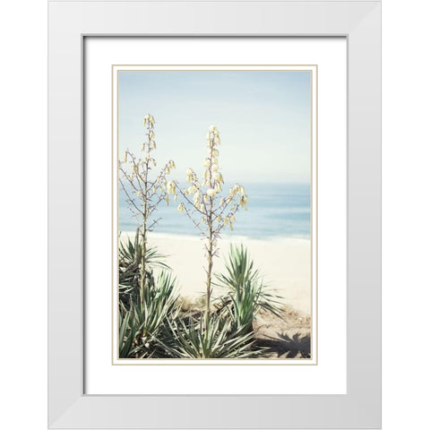 OnThe Edge II White Modern Wood Framed Art Print with Double Matting by Urquhart, Elizabeth