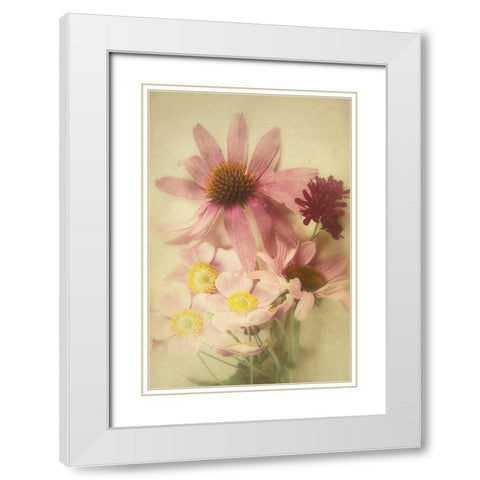 Late Summer Blooms 2 White Modern Wood Framed Art Print with Double Matting by Urquhart, Elizabeth