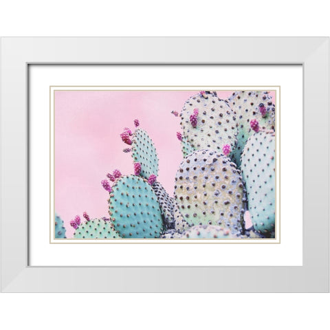 Pink Crush VI White Modern Wood Framed Art Print with Double Matting by Urquhart, Elizabeth