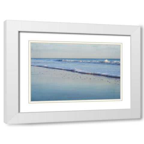Coastal Evening IV White Modern Wood Framed Art Print with Double Matting by Urquhart, Elizabeth