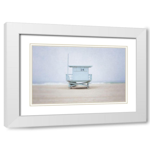 Misty Morning II White Modern Wood Framed Art Print with Double Matting by Urquhart, Elizabeth