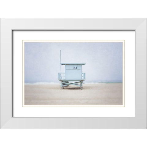 Misty Morning II White Modern Wood Framed Art Print with Double Matting by Urquhart, Elizabeth