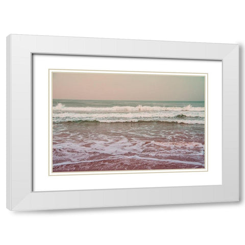Endless Summer 2 White Modern Wood Framed Art Print with Double Matting by Urquhart, Elizabeth