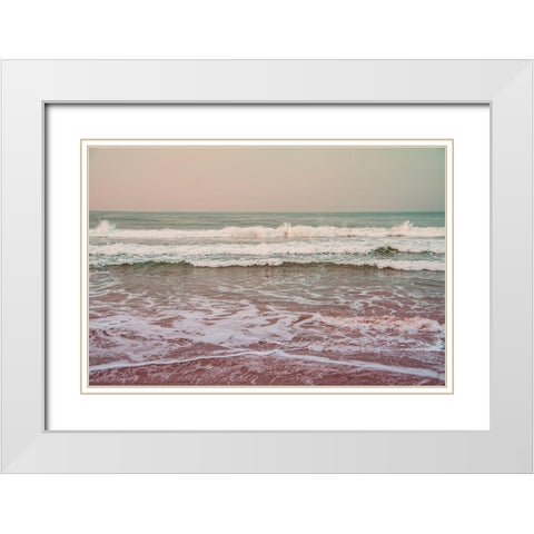 Endless Summer 2 White Modern Wood Framed Art Print with Double Matting by Urquhart, Elizabeth