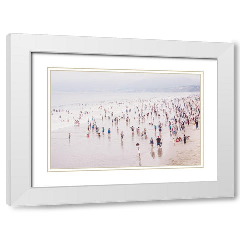 Low Tide 1 White Modern Wood Framed Art Print with Double Matting by Urquhart, Elizabeth