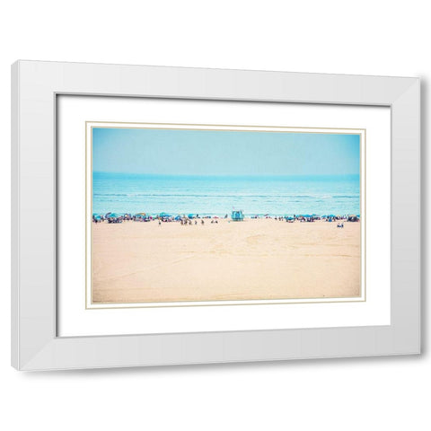 Summer Heat 2 White Modern Wood Framed Art Print with Double Matting by Urquhart, Elizabeth