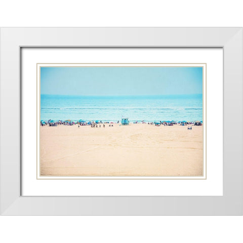 Summer Heat 2 White Modern Wood Framed Art Print with Double Matting by Urquhart, Elizabeth