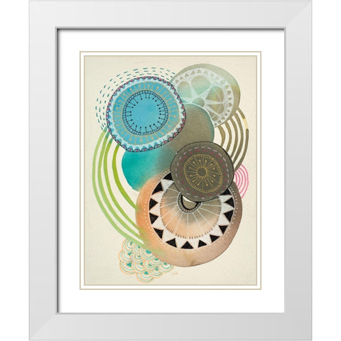 Irresistible 1 White Modern Wood Framed Art Print with Double Matting by Evans-Sills, Faith