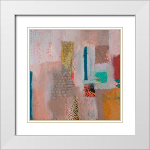 Urban 2 White Modern Wood Framed Art Print with Double Matting by Evans-Sills, Faith