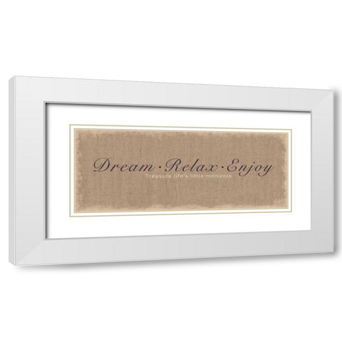 Treasure Lifes Little Moments White Modern Wood Framed Art Print with Double Matting by Gibbons, Lauren
