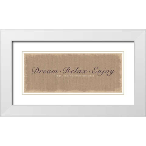 Treasure Lifes Little Moments White Modern Wood Framed Art Print with Double Matting by Gibbons, Lauren