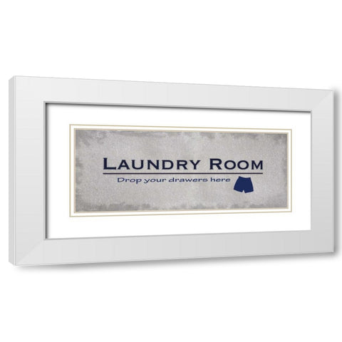 LRD White Modern Wood Framed Art Print with Double Matting by Gibbons, Lauren