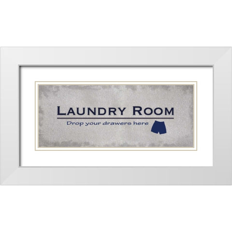 LRD White Modern Wood Framed Art Print with Double Matting by Gibbons, Lauren