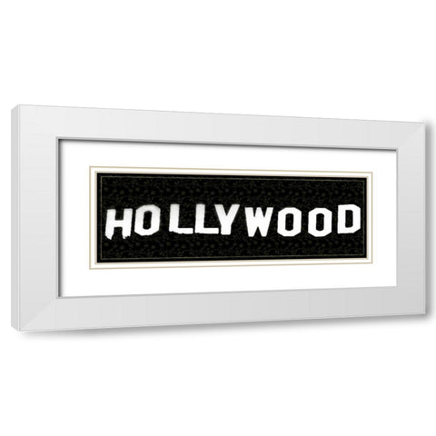 Hollywood Horizon White Modern Wood Framed Art Print with Double Matting by Gibbons, Lauren