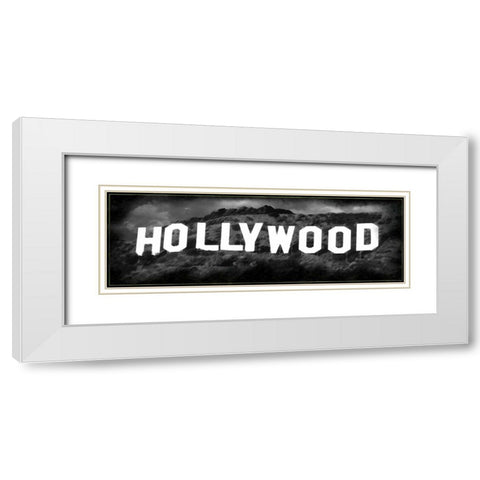 Hollywood Hill White Modern Wood Framed Art Print with Double Matting by Gibbons, Lauren