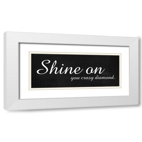 Shine On White Modern Wood Framed Art Print with Double Matting by Gibbons, Lauren