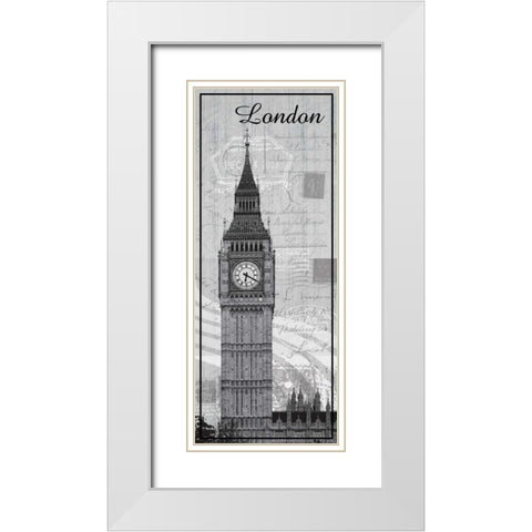 London White Modern Wood Framed Art Print with Double Matting by Gibbons, Lauren