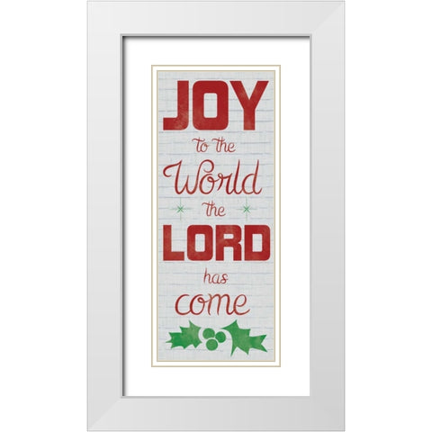 Joyes World White Modern Wood Framed Art Print with Double Matting by Gibbons, Lauren