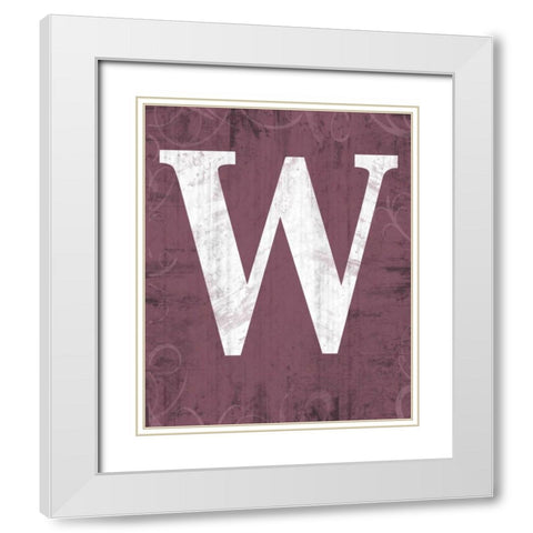 Wine 1 White Modern Wood Framed Art Print with Double Matting by Gibbons, Lauren