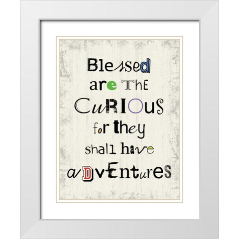 Fun 2 Adventure White Modern Wood Framed Art Print with Double Matting by Gibbons, Lauren