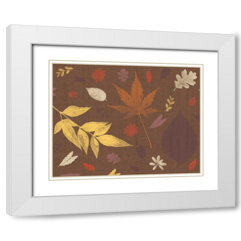 Fall 2 White Modern Wood Framed Art Print with Double Matting by Gibbons, Lauren