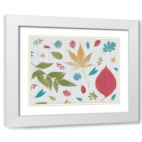 Fallb 2 White Modern Wood Framed Art Print with Double Matting by Gibbons, Lauren