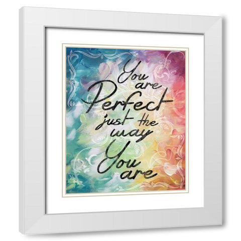 Perfect White Modern Wood Framed Art Print with Double Matting by Gibbons, Lauren