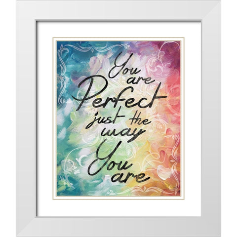 Perfect White Modern Wood Framed Art Print with Double Matting by Gibbons, Lauren