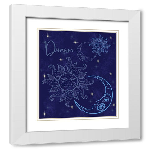 Dream White Modern Wood Framed Art Print with Double Matting by Gibbons, Lauren