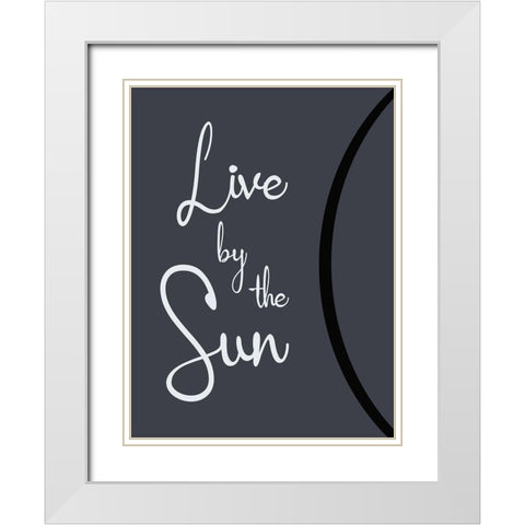 Sun Living White Modern Wood Framed Art Print with Double Matting by Gibbons, Lauren