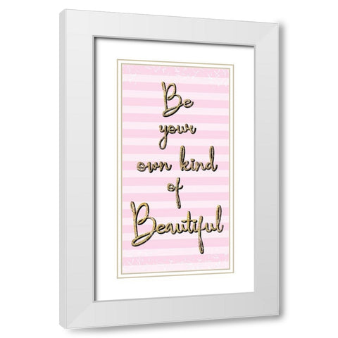 Glamour Beautiful White Modern Wood Framed Art Print with Double Matting by Gibbons, Lauren