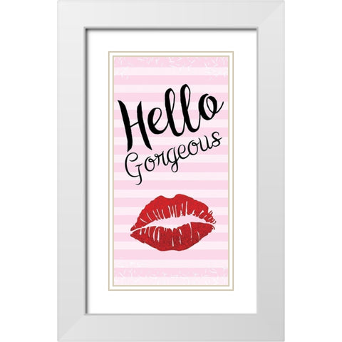 Glamour Gorgeous White Modern Wood Framed Art Print with Double Matting by Gibbons, Lauren