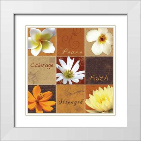 9 Box Browns 2 White Modern Wood Framed Art Print with Double Matting by Gibbons, Lauren
