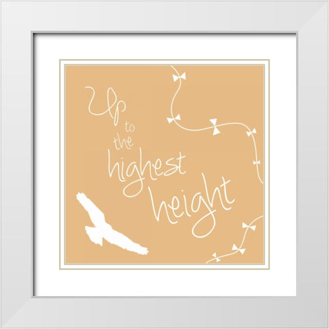 Highest Height White Modern Wood Framed Art Print with Double Matting by Gibbons, Lauren