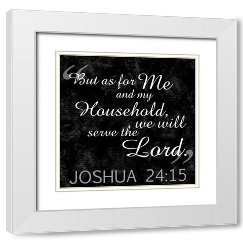 Household Religious BW4 White Modern Wood Framed Art Print with Double Matting by Gibbons, Lauren